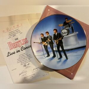 Beatles collectible plate